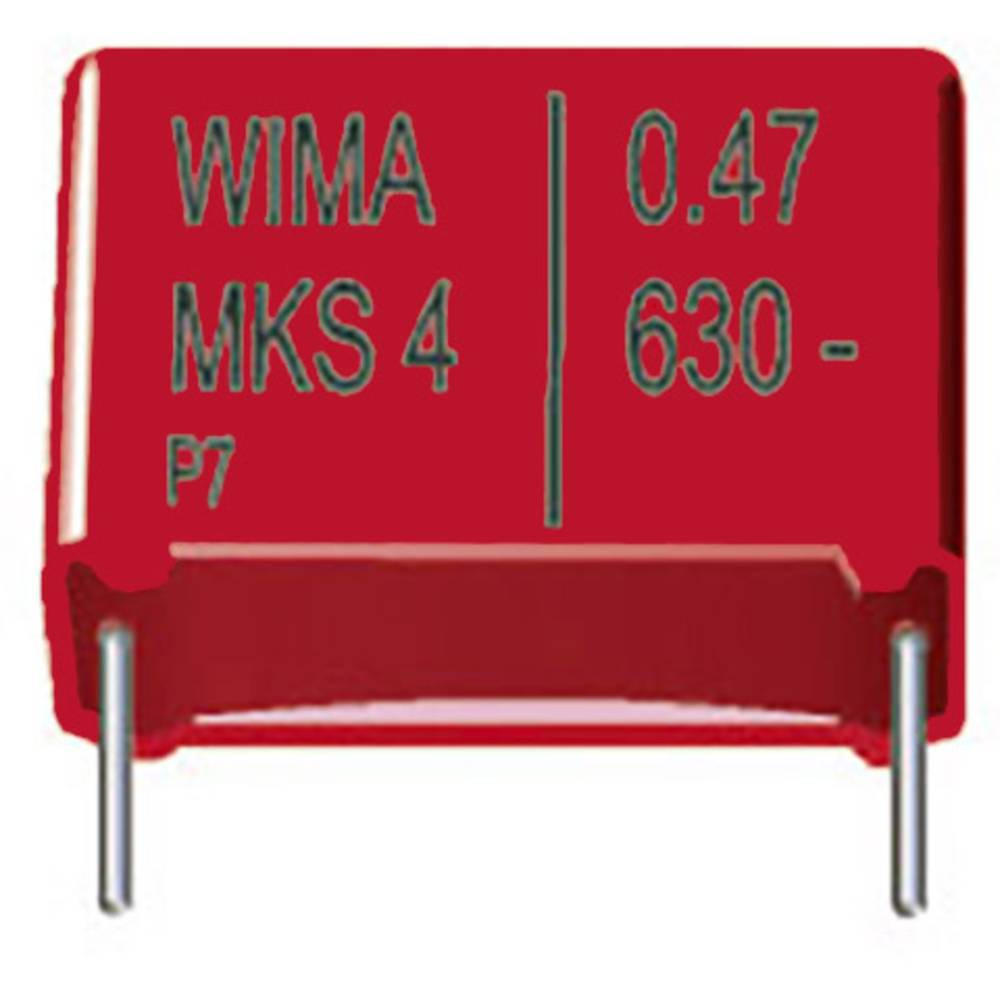 Wima MKS 02 0,1uF 10% 250V RM2,5 1 St. MKS-Folienkondensator radial 60 STÜCK