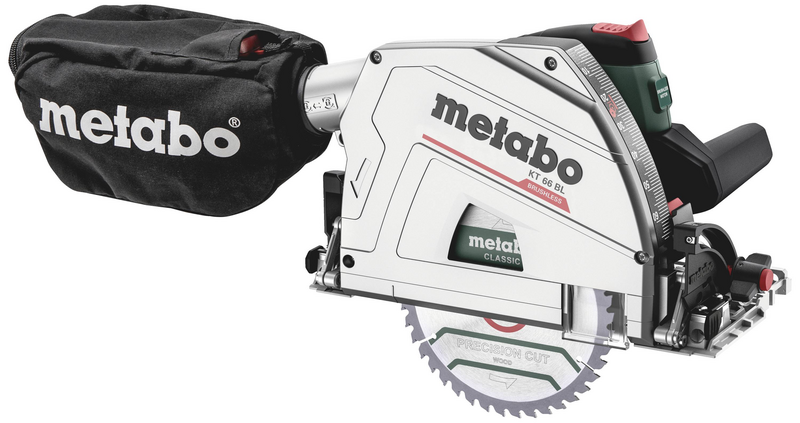 Scie circulaire portative Metabo KT 66 BL, profondeur de coupe 66 mm, coffret inclus, 1200 W, produit de seconde main