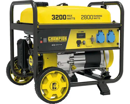 B-Ware Champion Stromerzeuger Generator Benzin Stromerzeugung Baustelle Werkstatt 230 V - 5060423986300