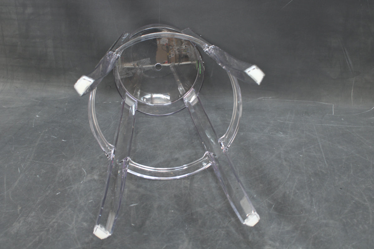 Kartell Charles Sitz Hocker Sitzhocker Barhocker Sitz transparent H 75 x Ø 29cm - 8034105780361