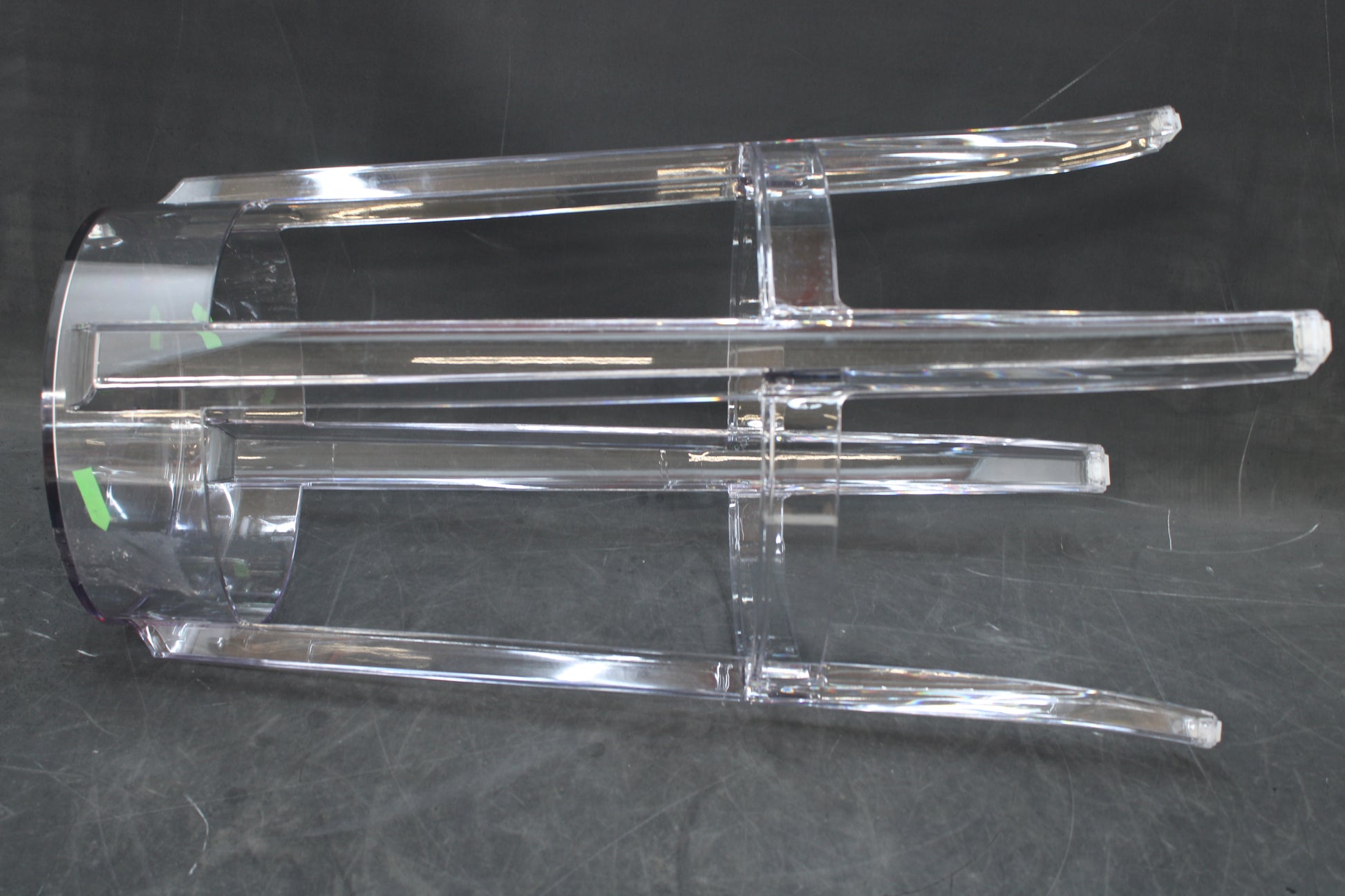 Kartell Charles Sitz Hocker Sitzhocker Barhocker Sitz transparent H 75 x Ø 29cm - 8034105780361