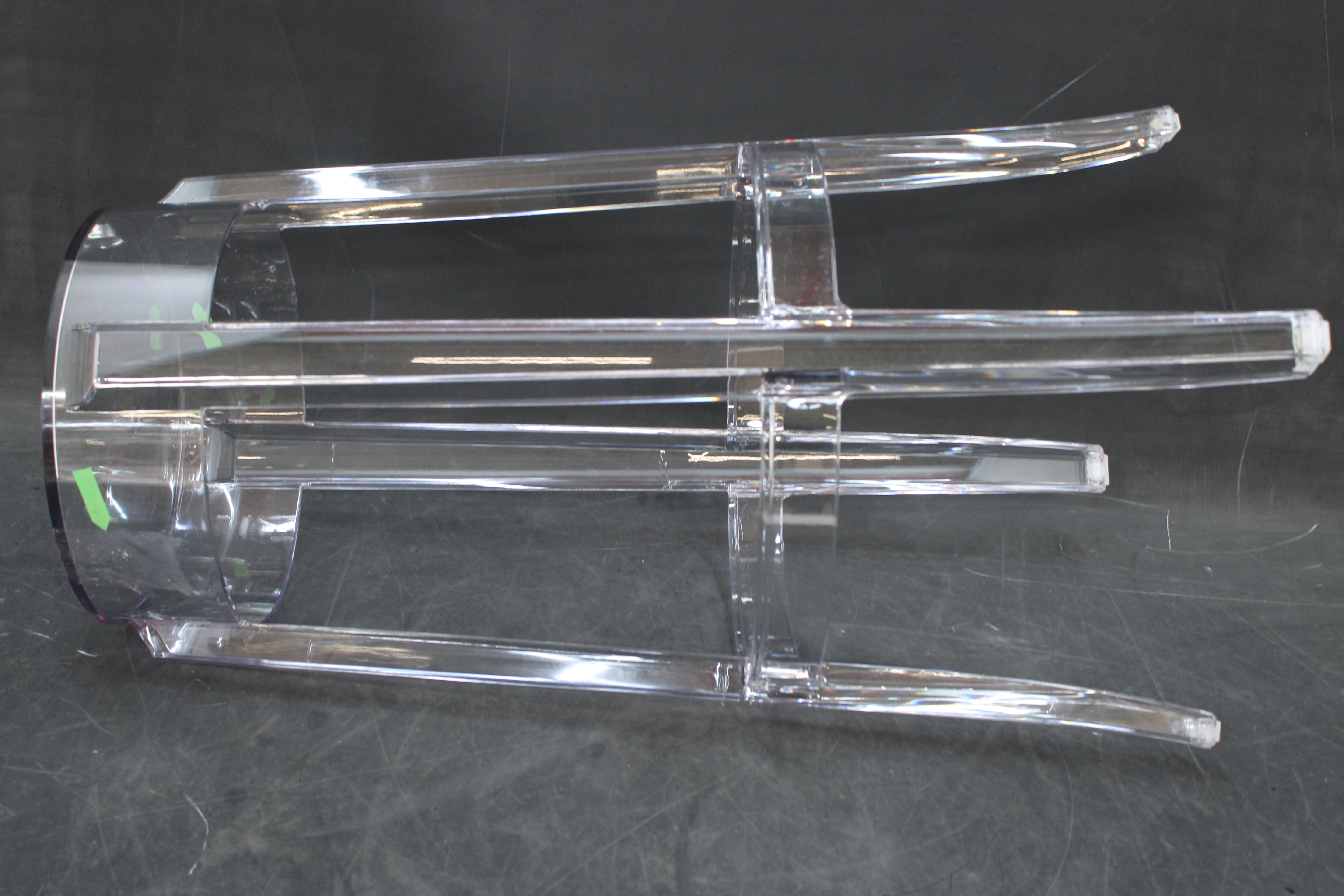 Kartell Charles Sitz Hocker Sitzhocker Barhocker Sitz transparent H 75 x Ø 29cm - 8034105780361