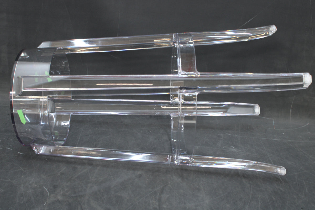 Kartell Charles Sitz Hocker Sitzhocker Barhocker Sitz transparent H 75 x Ø 29cm - 8034105780361