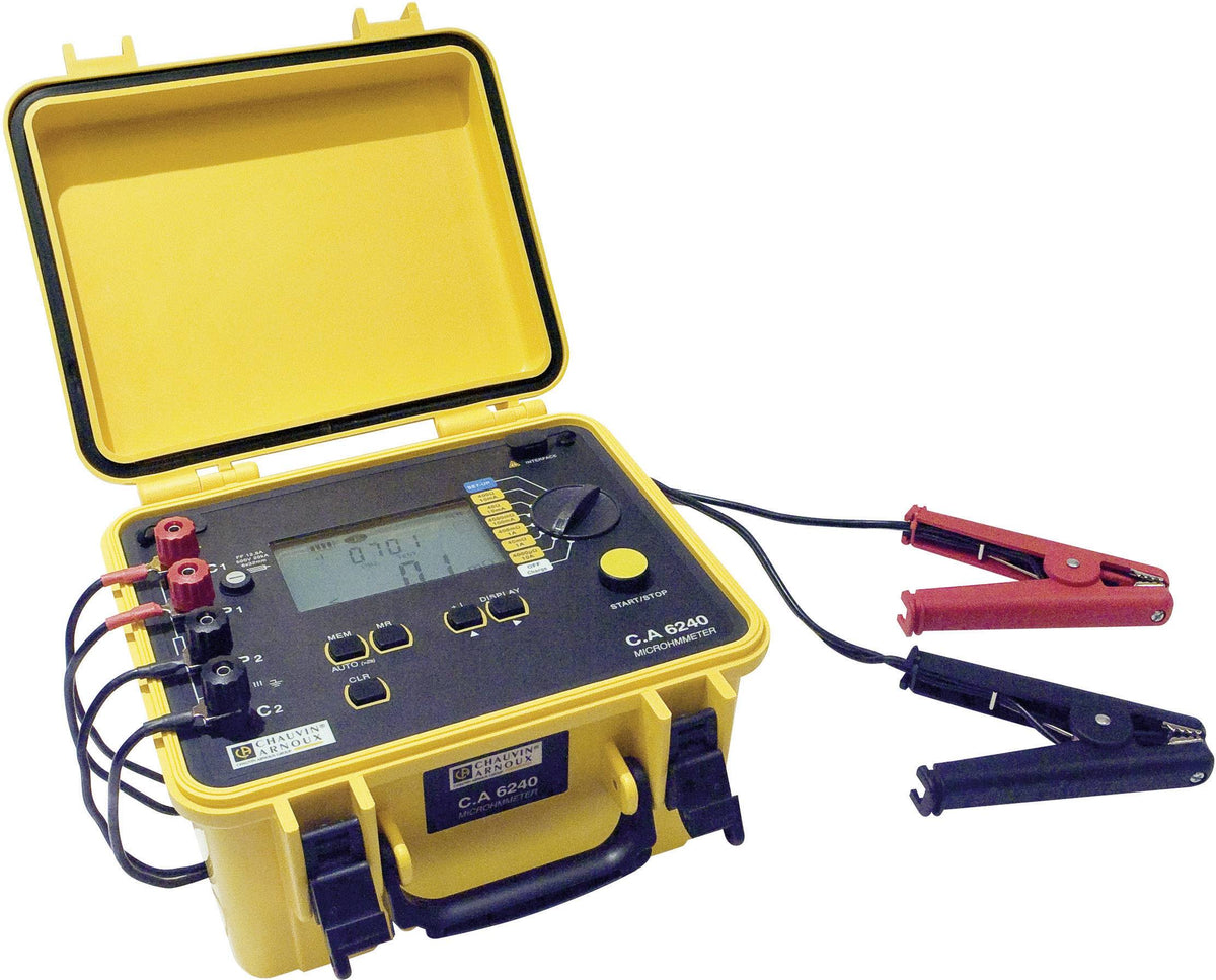 Chauvin Arnoux C.A 6240 Micro-Ohmmeter Ohmmessgerät Widerstandsmessgerät - 3760171413593