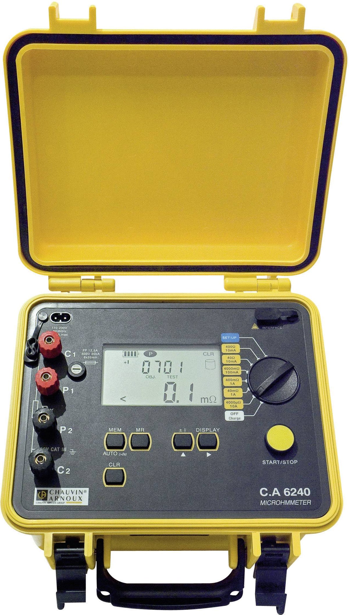 Chauvin Arnoux C.A 6240 Micro-Ohmmeter Ohmmessgerät Widerstandsmessgerät - 3760171413593
