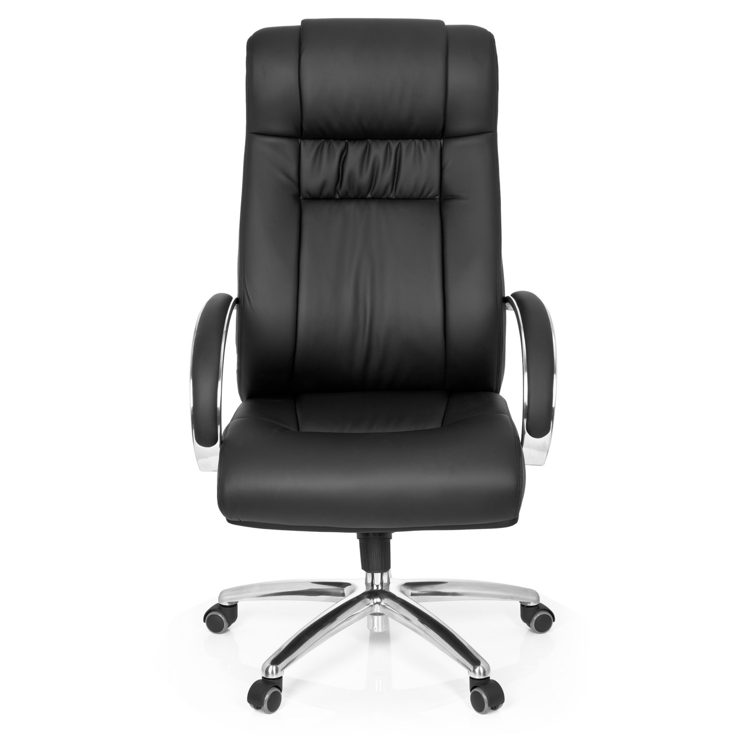 B-Ware Hjh Office Chefsessel Stuhl Xxl G 600 Kunstleder Schwarz Armlehnen Drehstuhl - 4251084639020