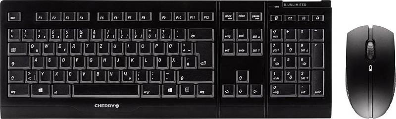 B-Ware Cherry B. Funk Tastatur Maus Set Unlimited 3.0 Desktop Set 2.4 G Hz Schwarz - 4025112086731