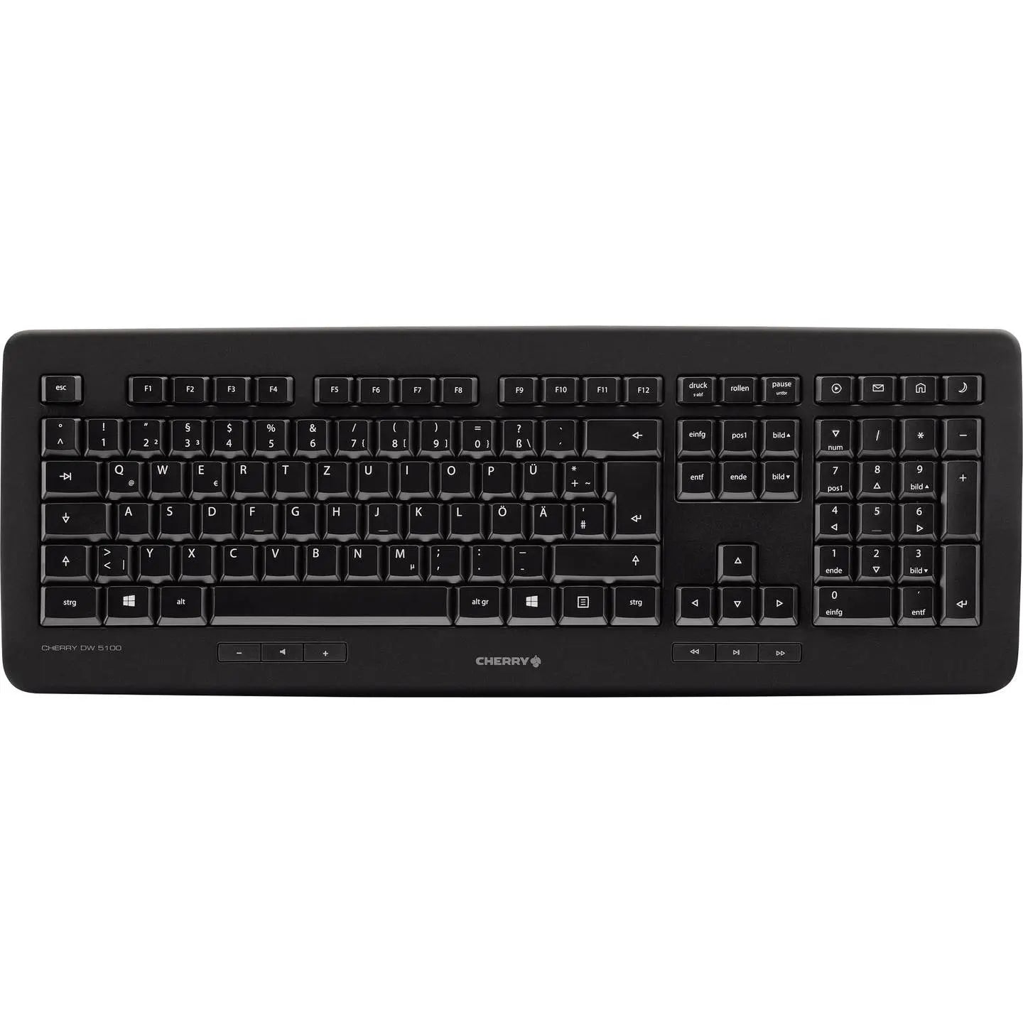 B-Ware Cherry Dw5100 Funk Tastatur Maus Set Computer Wireless  Infrarot Schwarz 3 Sets - 4025112087516