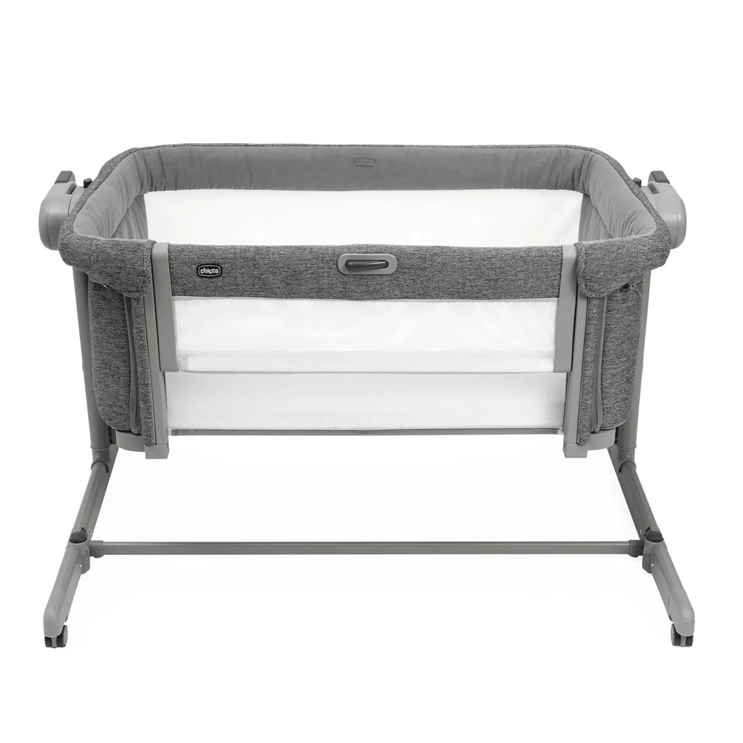 B-Ware Chicco Beistellbett Kinderbett Next2 Me Magic Evo Schlafbett Dark Grey Matratze - 8058664167715