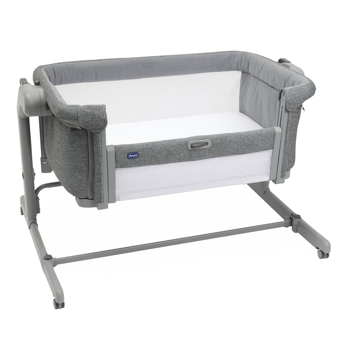 Chicco Beistellbett Kinderbett NEXT2ME Magic EVO Schlafbett Dark Grey Matratze - 8058664167715