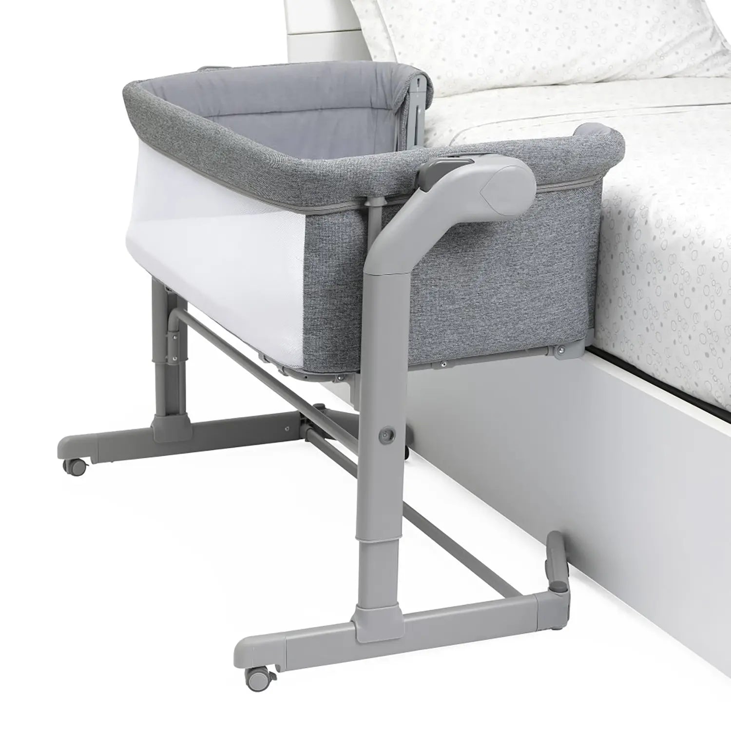 B-Ware Chicco Beistellbett Kinderbett Next2 Me Magic Evo Schlafbett Dark Grey Matratze - 8058664167715