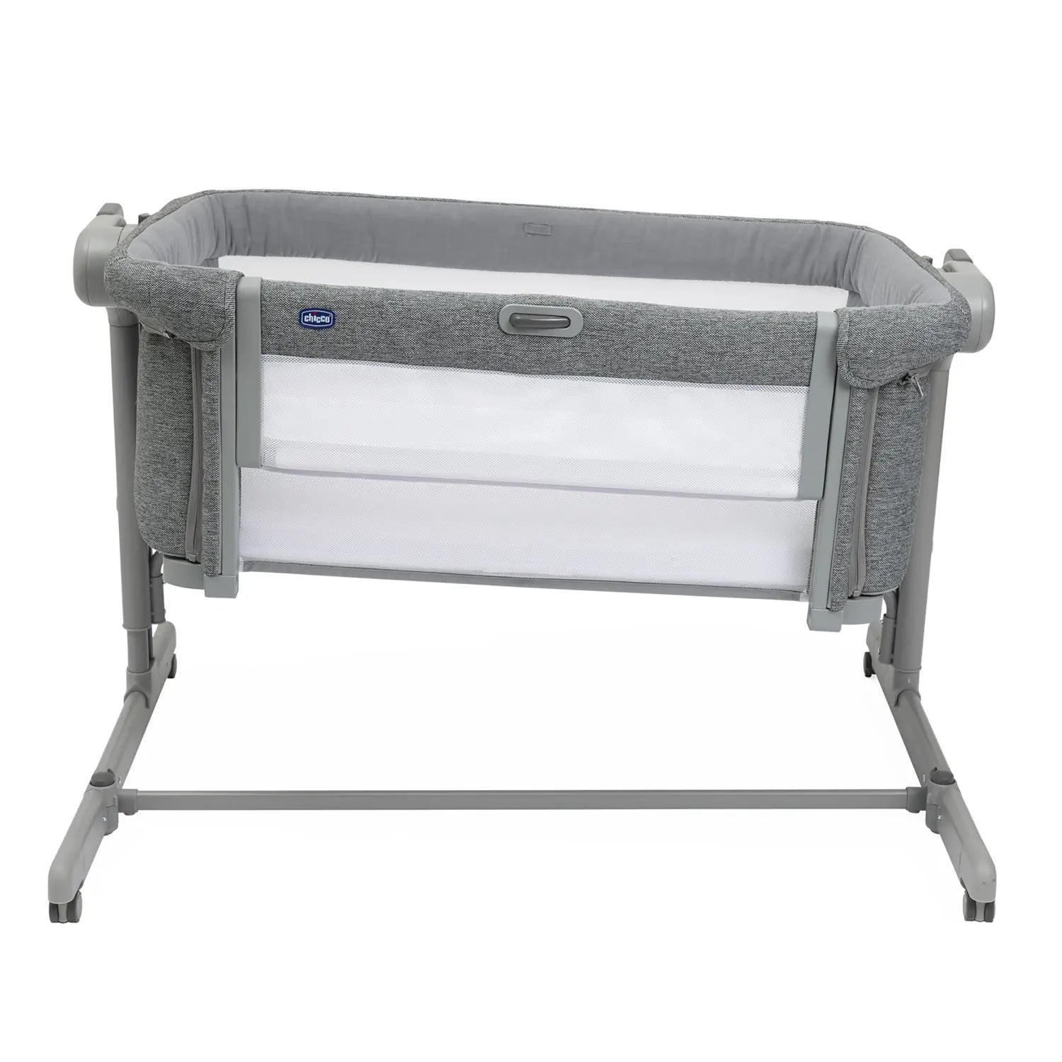 B-Ware Chicco Beistellbett Kinderbett Next2 Me Magic Evo Schlafbett Dark Grey Matratze - 8058664167715
