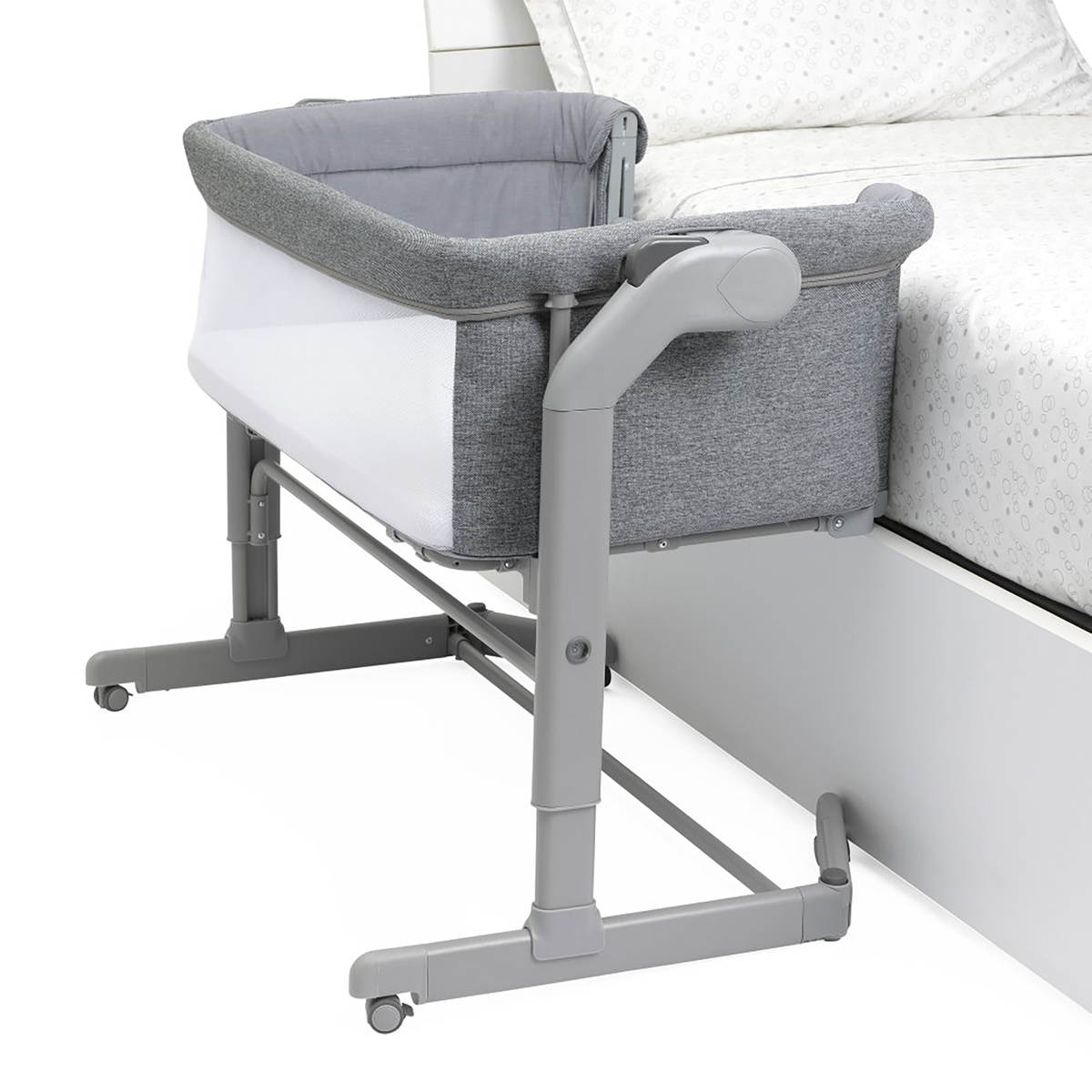 Chicco Beistellbett Kinderbett NEXT2ME Magic EVO Schlafbett Dark Grey Matratze - 8058664167715