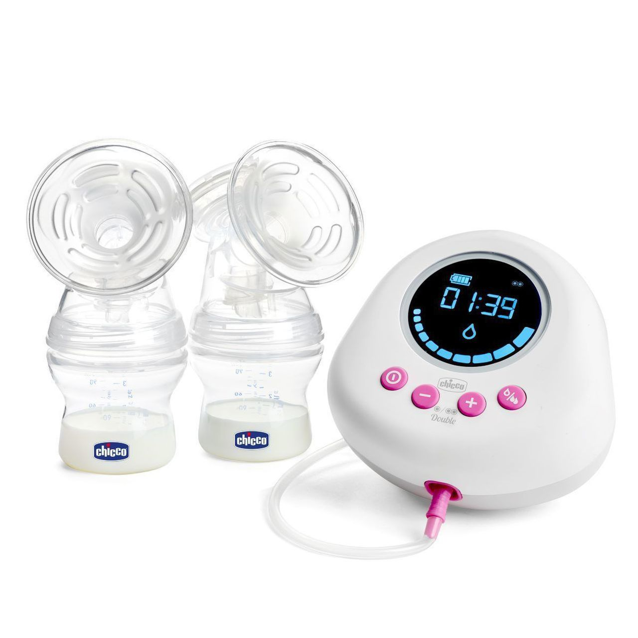 Chicco Elektrische Doppelmilchpumpe Milchpumpe Stillpumpe Muttermilch Tragbar B-Ware - 8058664144075