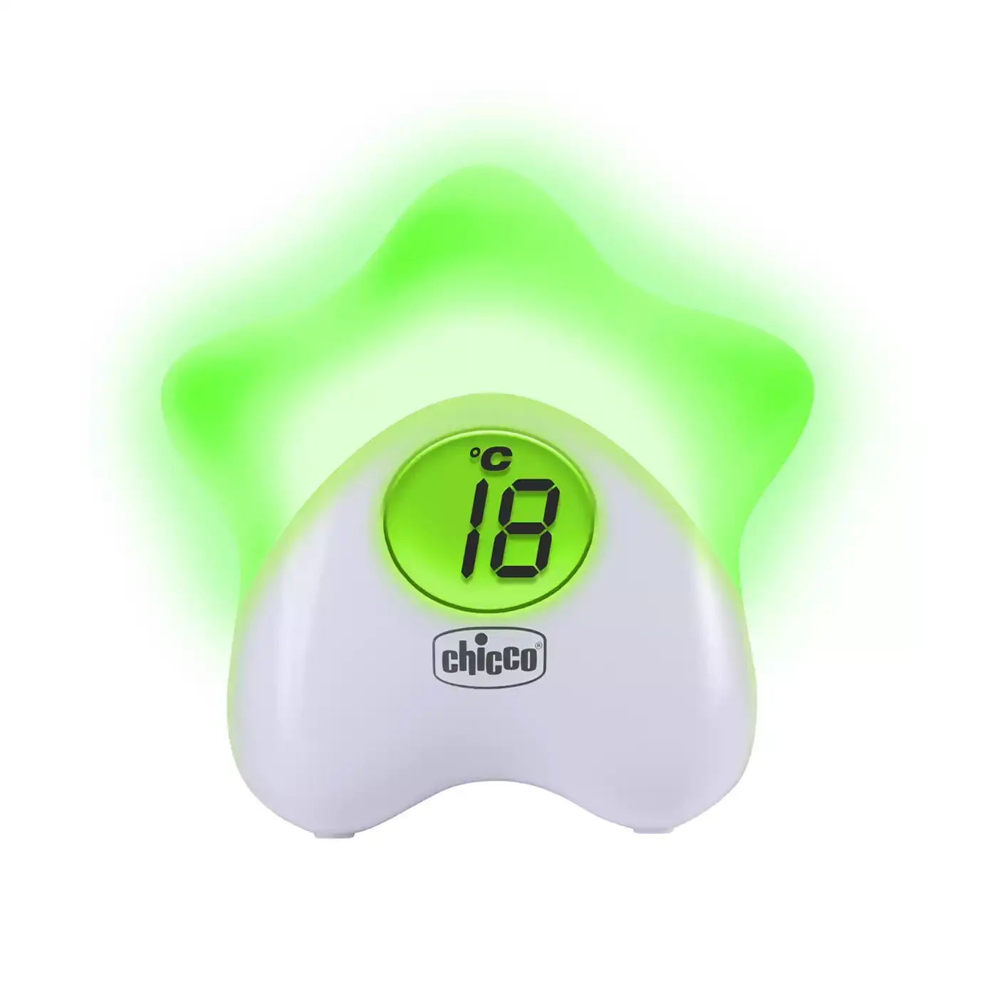B-Ware Chicco Nachtlicht Thermometer Stern Babylicht Temperaturanzeige Usb Kabel - 8058664114245