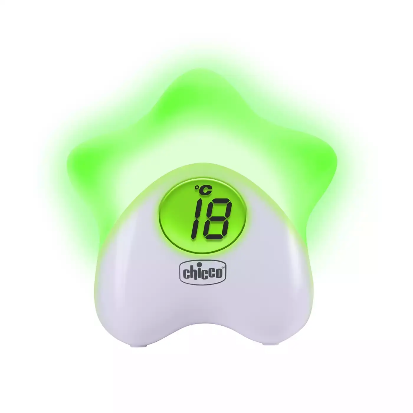 B-Ware Chicco Nachtlicht Thermometer Stern Babylicht Temperaturanzeige Usb Kabel - 8058664114245