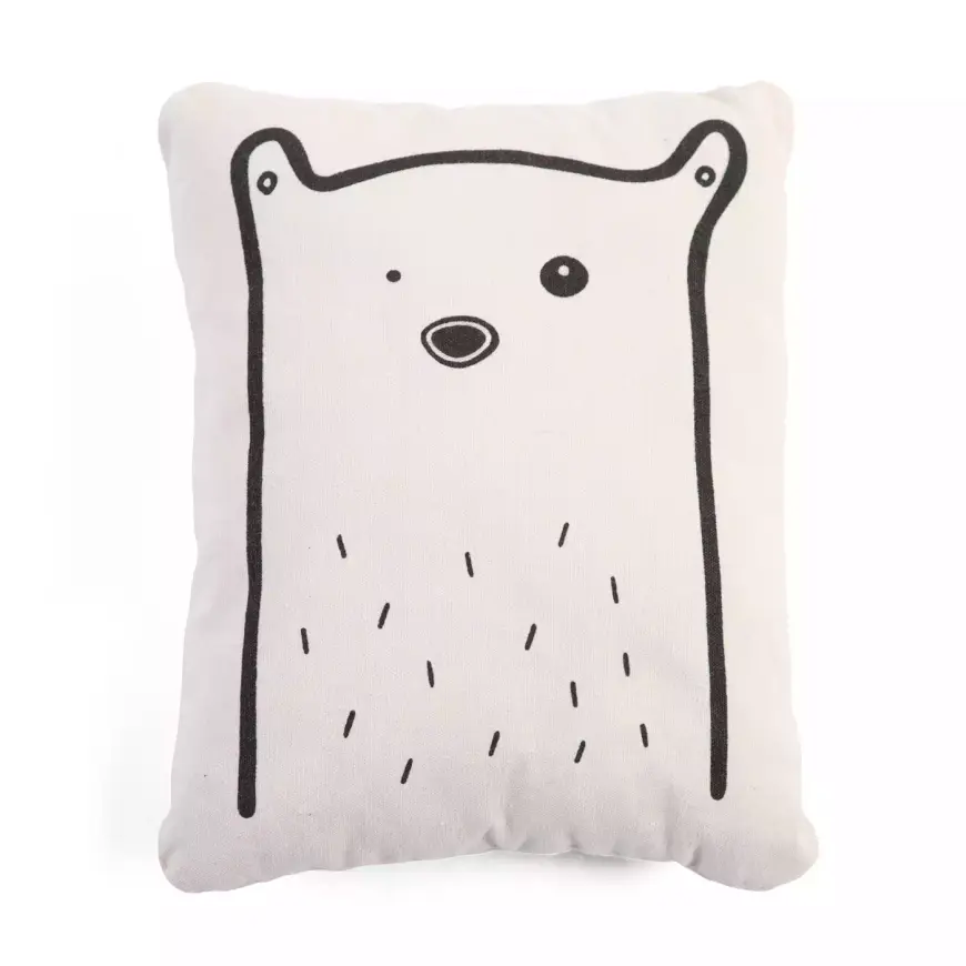 Childhome Canvas Kissen Polster Bär Kinderzimmer Dekokissen Baumwolle Kinder B-Ware - 5420007152116