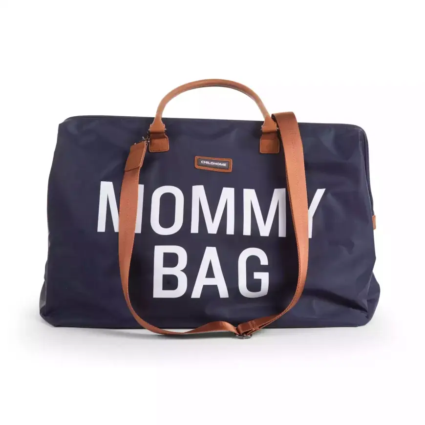 B-Ware Childhome Mommy Bag Wickeltasche Babytasche Tasche Navy Weiß Schultergurt - 5420007145354