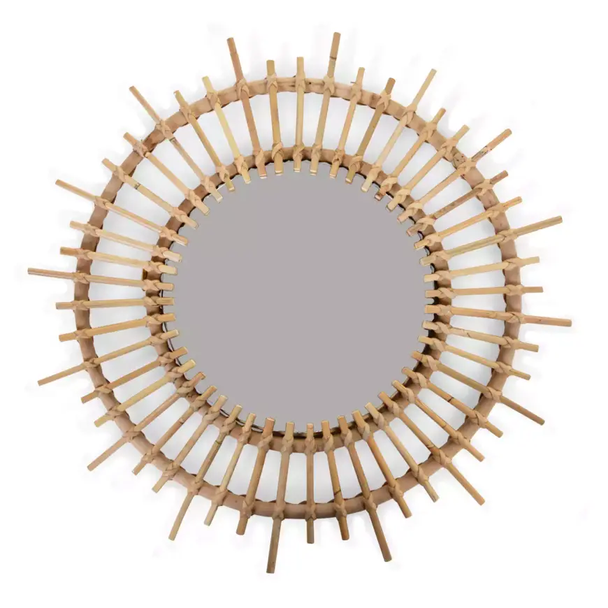Childhome Rattan Spiegel Fondi Kinderzimmer Dekoration Wandspiegel Natur  B-Ware - 5420007152246