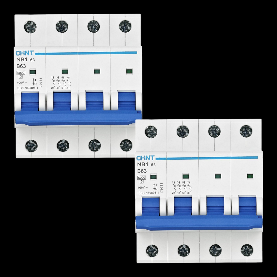 Chint 179733 Nb1 63 4 P B32 6k A Db Leitungsschutzschalter Sicherung 2 Stück B-Ware - 6925808303211