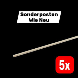 B-Ware Cimco Holzstiel Stab Besenstiel Für Besen Durchmesser 24 Mm Länge 5 Stück