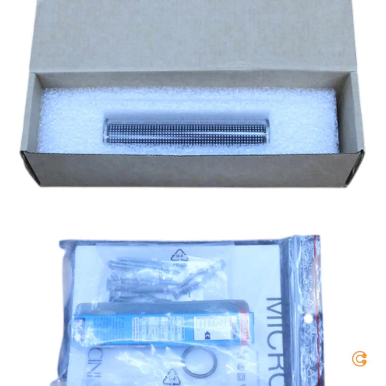 B-Ware Cini&Nils Gradi Deckenleuchte Lampe R7s Dimmbar Teilsatiniert Chrom