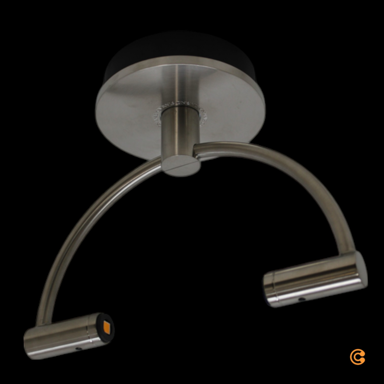 Cini & Nils Gradi Mini Led Deckenleuchte Nickel Satinato 12 W Dimmbar Opalweiß D-Ware - 8056649038913