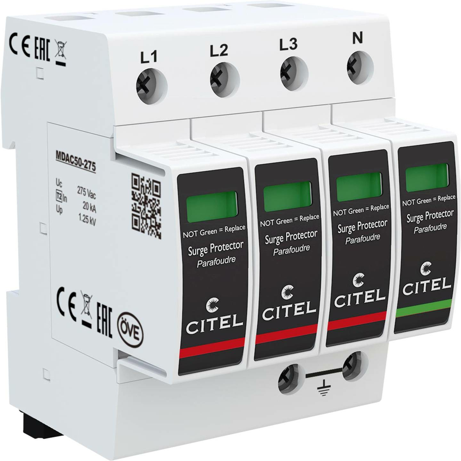 Citel 821110244 Dac50 S 31 275 Kombiableiter überspannungsschutz Verteilerschrank B-Ware - 3309450002334
