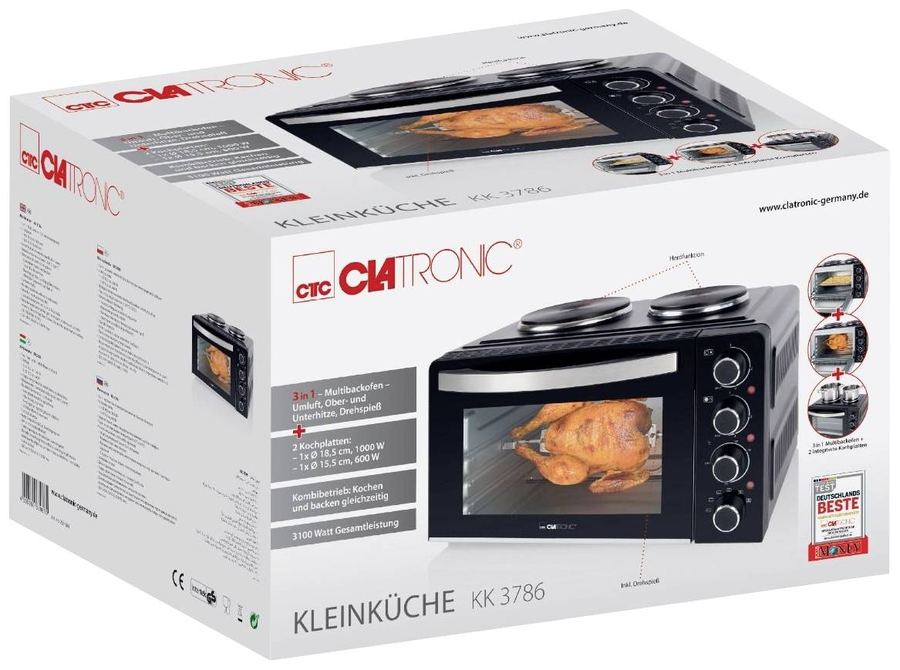 Clatronic Kk 3786 263984 Multikocher Schwarz Koch Equipment Küchengeräte Küche B-Ware - 4006160639865