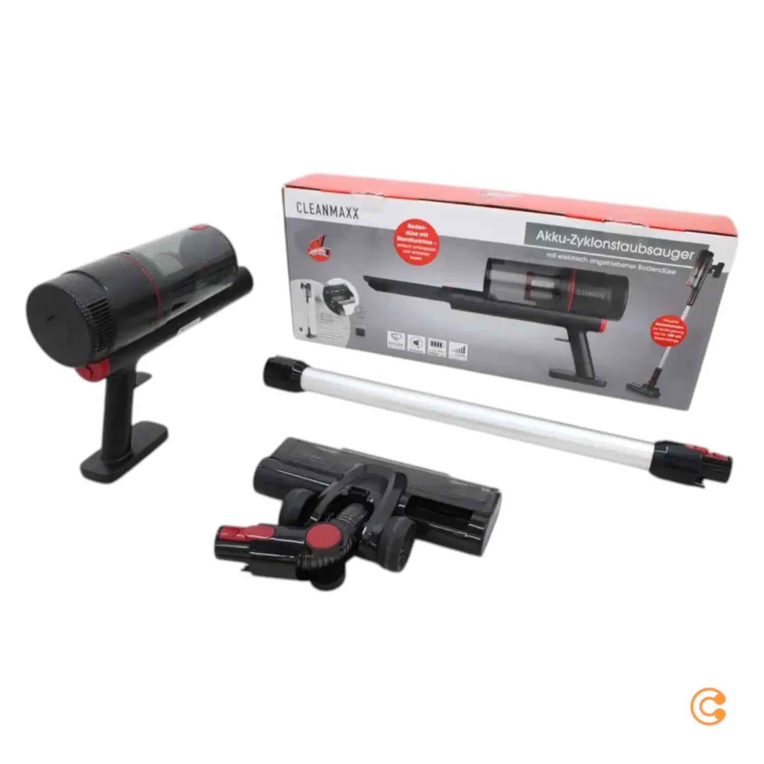 B-Ware Clean Maxx Staubsauger Bodenreiniger Akku Zyklon Beutellos Sauger Siehe Text/Foto - 4067522092612