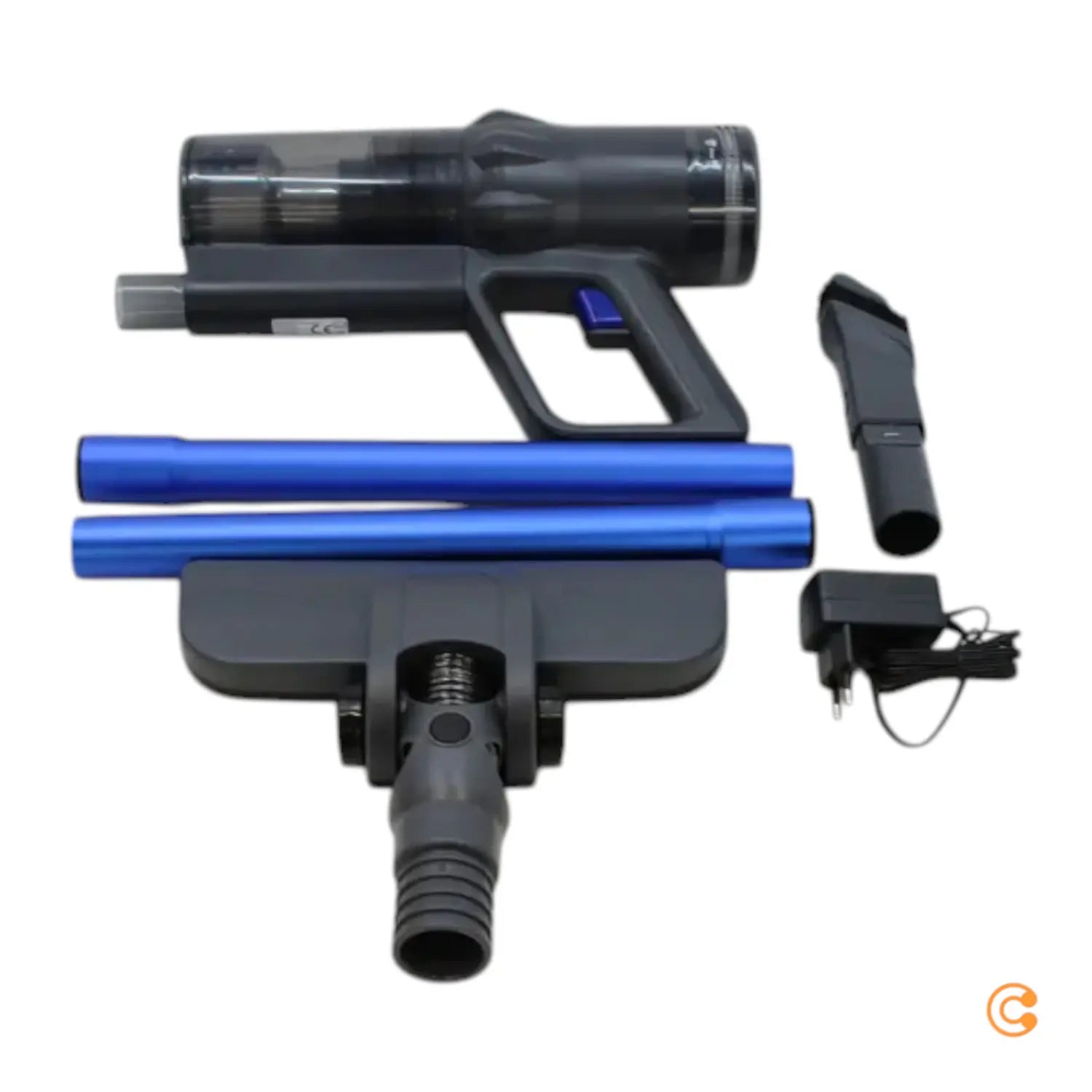 B-Ware Cleanmaxx Staubsauger Akku Zyklonsauger Bodenreiniger Blau Filter Beutellos - 4067522083856