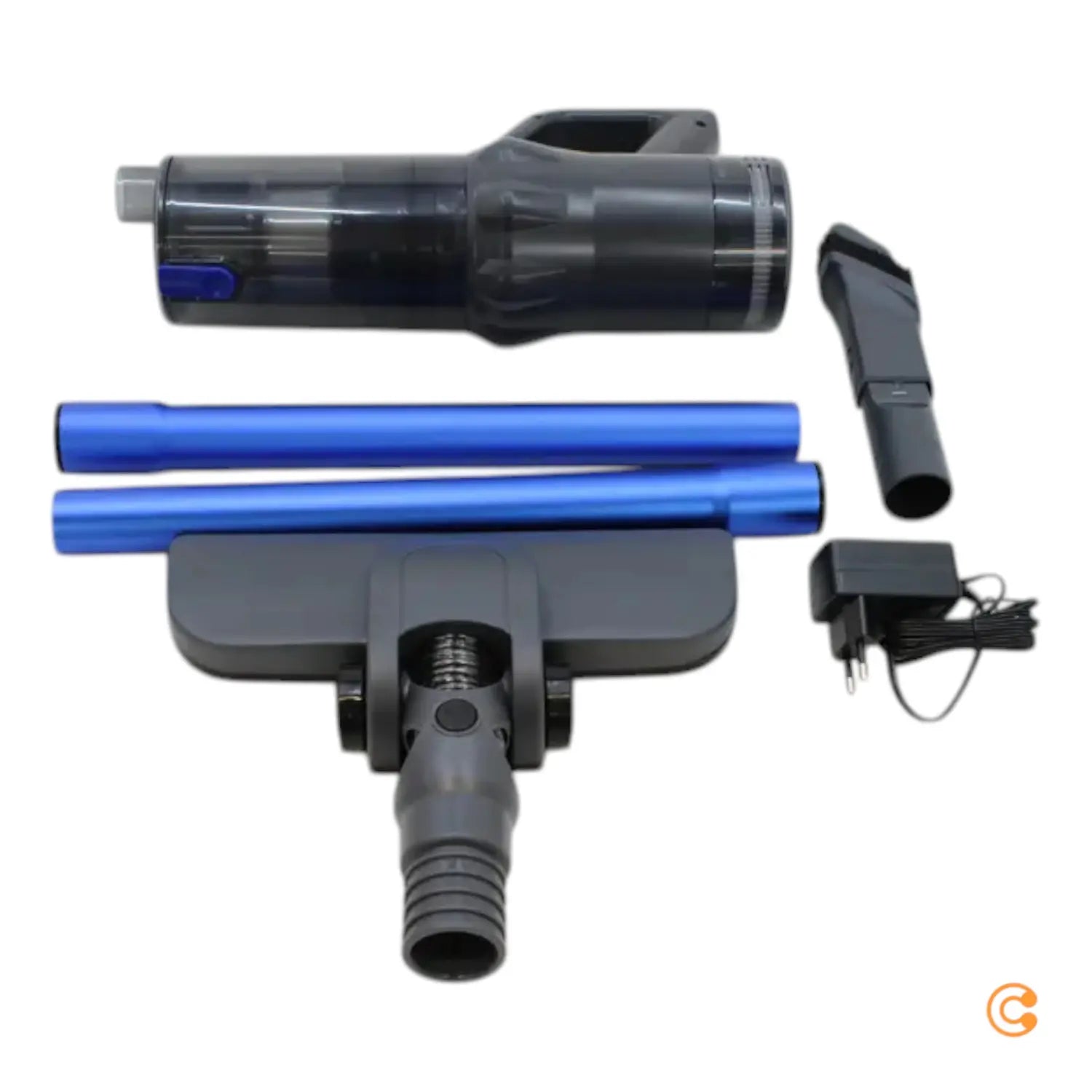 B-Ware Cleanmaxx Staubsauger Akku Zyklonsauger Bodenreiniger Blau Filter Beutellos - 4067522083856