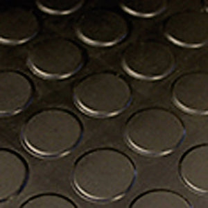 B-Ware Coba Europe Gummimatte Gummi Läufer Bodenbelag Arbeitsplatzbodenbelag Schwarz