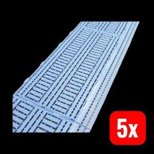 B-Ware Coba Bodenrost Arbeitsplatzboden Work Deck Blau 1.2 M X 0.6 M X 25 Mm 5 Stück
