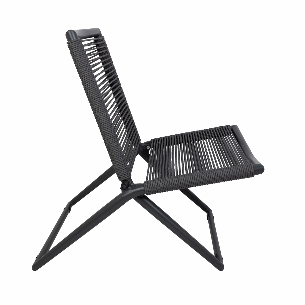 B-Ware Collection Neo Gartenstuhl Stuhl Lehnstuhl Klappstuhl Terrassenstuhl Dunkelgrau - 4251384233973