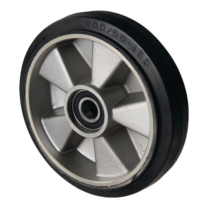 Columbus Mc Kinnon Lenkrad Steuerrad Vollgummi Nabenlänge 43mm Radbreite 50mm B-Ware - 4025092984119