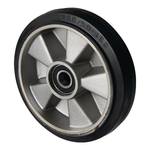 B-Ware Columbus Mc Kinnon Lenkrad Steuerrad Vollgummi Nabenlänge 43mm Radbreite 50mm