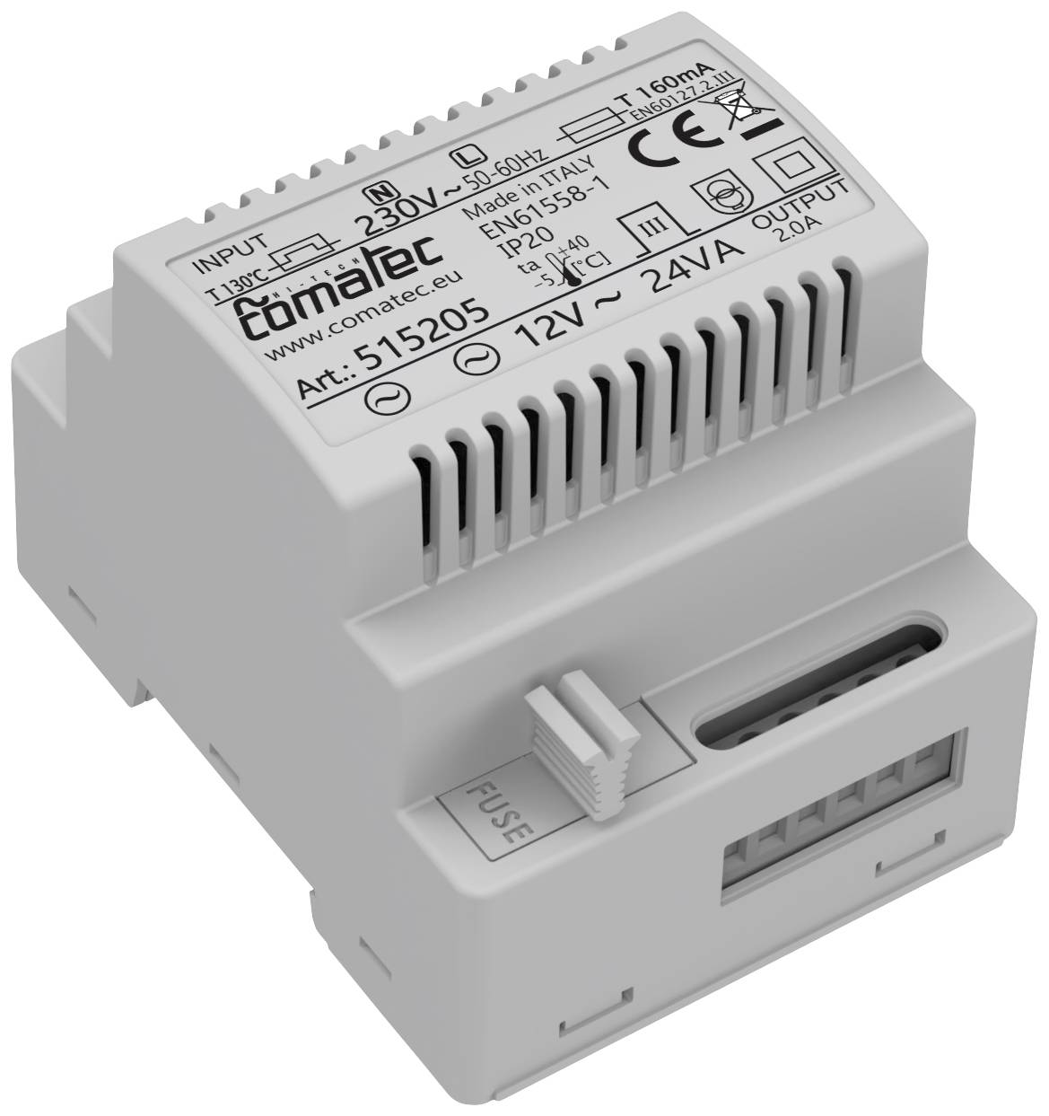 Comatec Hutschienen Netzteil Stromversorgung Din Rail 12 V Ac 2 A 24 Va 1 St B-Ware - 2050010732758
