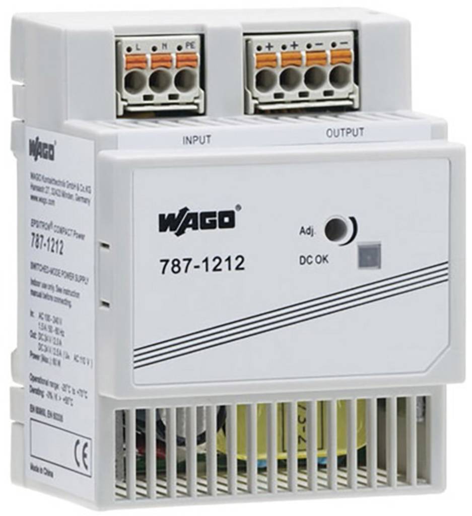 WAGO 787-1212 Hutschienen-Netzteil (DIN-Rail) 24 V 2.5 A 60 W 1 x - 4055143415064