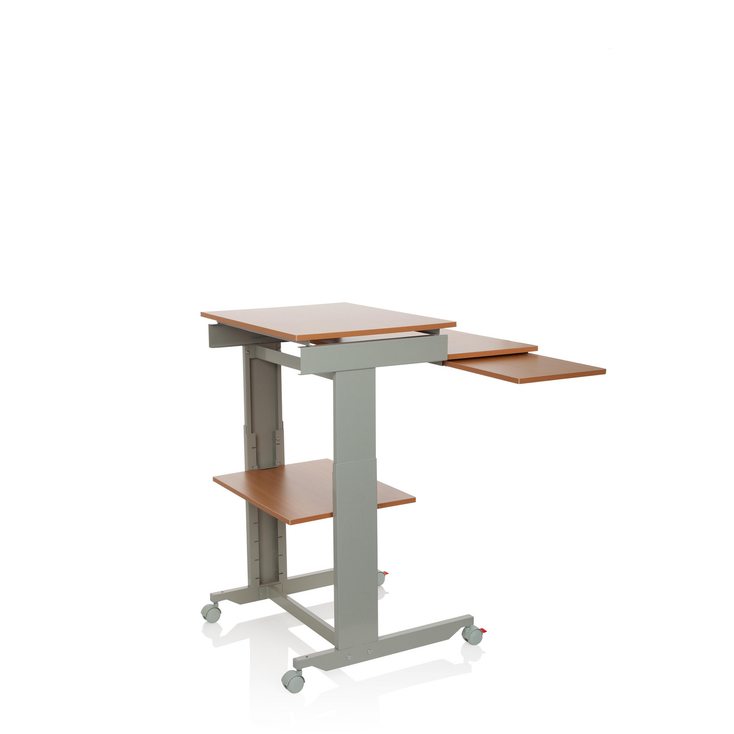 Hjh Office Computertisch Schreibtisch Workstation Grau Buche Tisch Tischmöbel B-Ware - 4251084696566