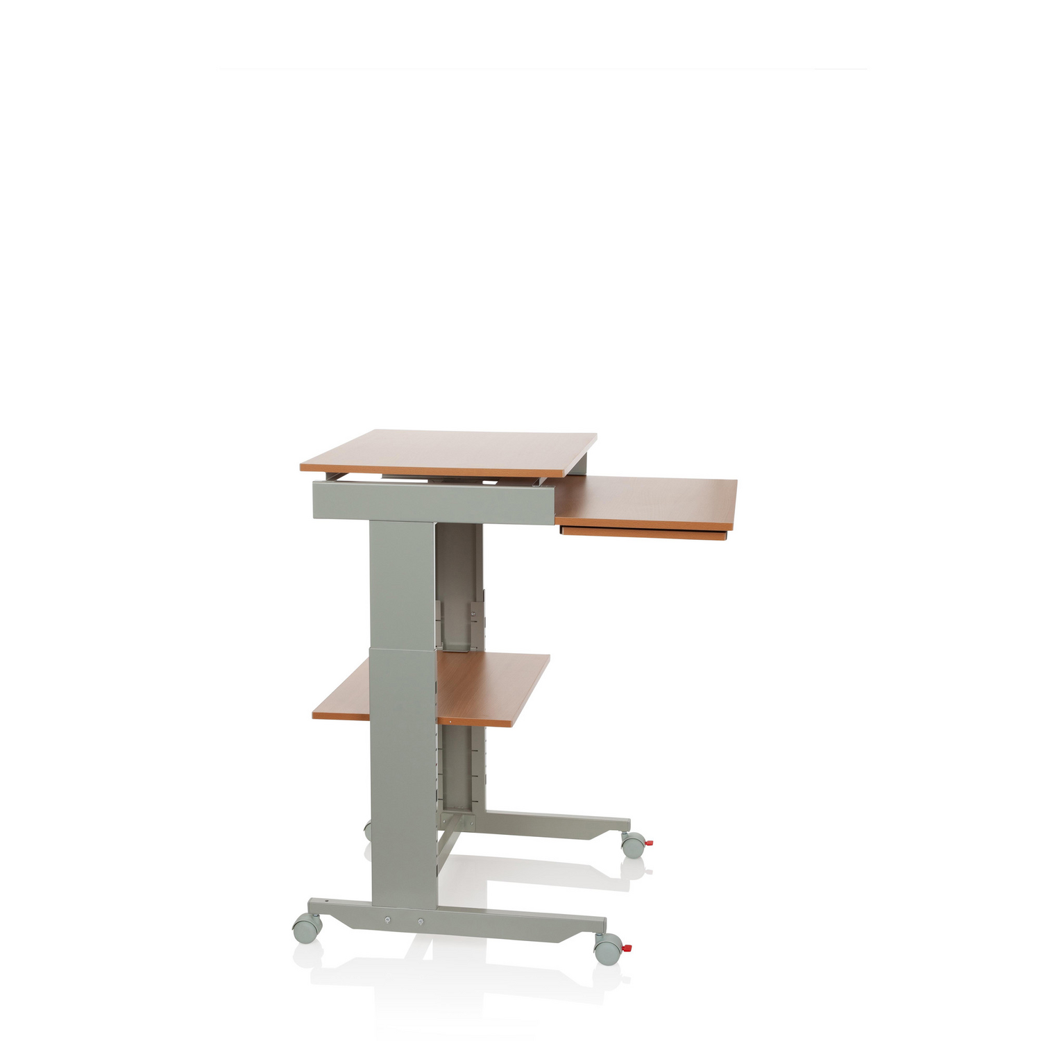 Hjh Office Computertisch Schreibtisch Workstation Grau Buche Tisch Tischmöbel B-Ware - 4251084696566