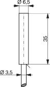 Contrinex Induktiver Näherungsschalter 6,5 Mm Bündig Pnp Dw Ad 623 065 Schalter B-Ware