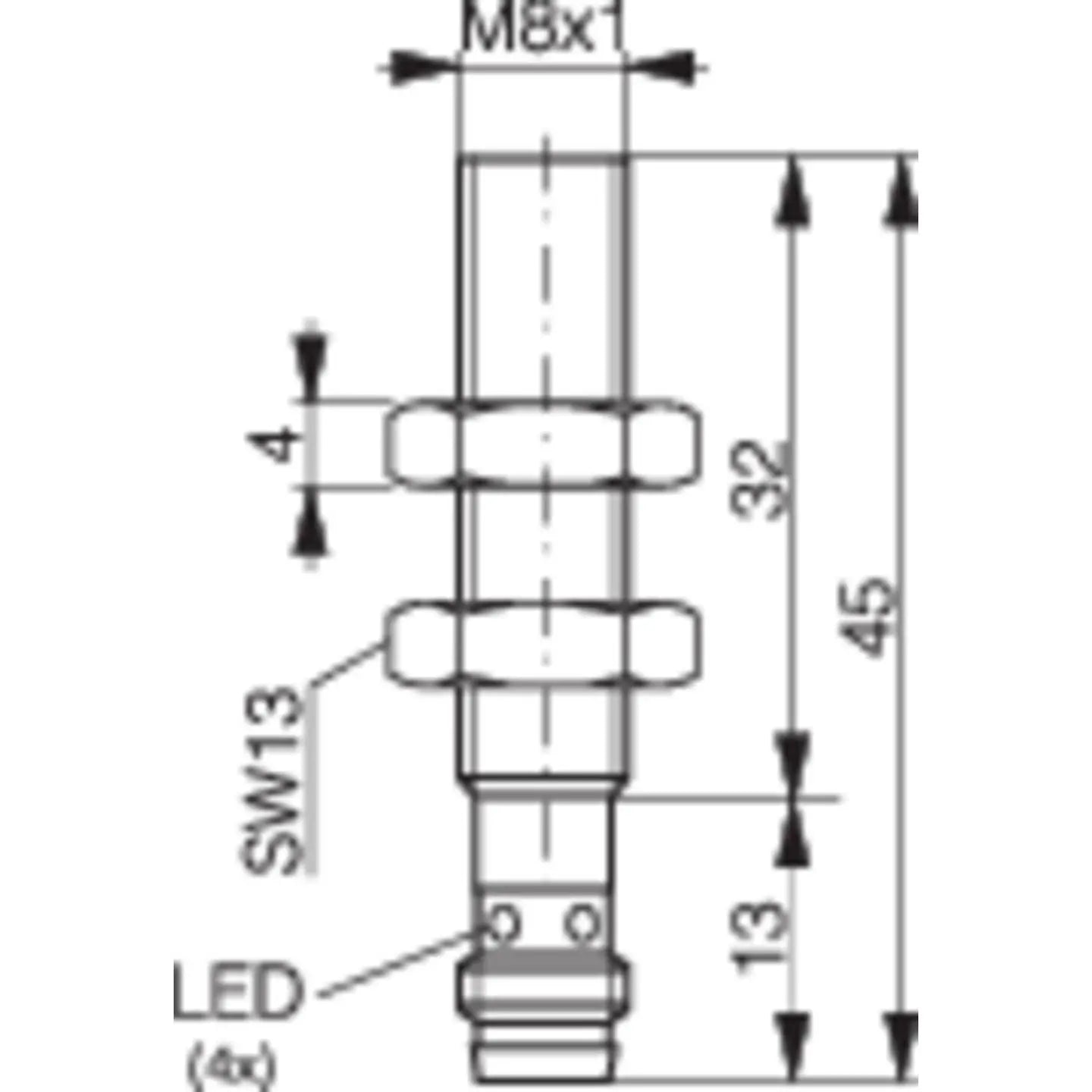 B-Ware Contrinex Näherungsschalter Sensor Induktiver Schalter M8 Pnp Bündig Dw As 603 - 2050000033353