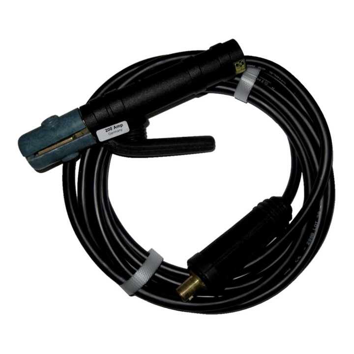 Conzelmann Gummi Schweißkabel Set Elektrodenhalter Kabel 5m 200 A 10 25qmm  B-Ware - 4053569731928