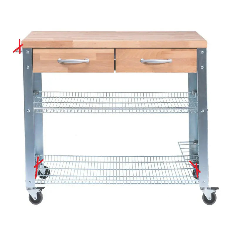 B-Ware Jan Kurtz Cook Küchenwagen Servierwagen Beistellwagen Metall Siehe Text/Foto - 4021224959598