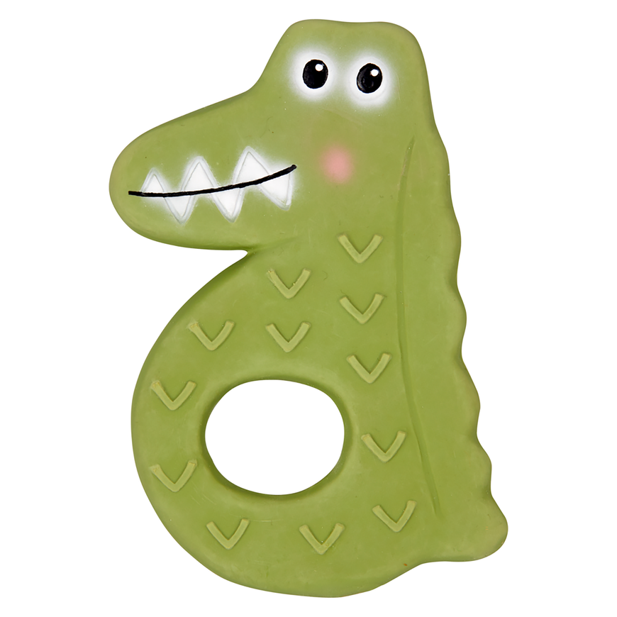 B-Ware Coppenrath Beißring Greifling Naturkautschuk Krokodil Design 3 Stück - 4029753186133