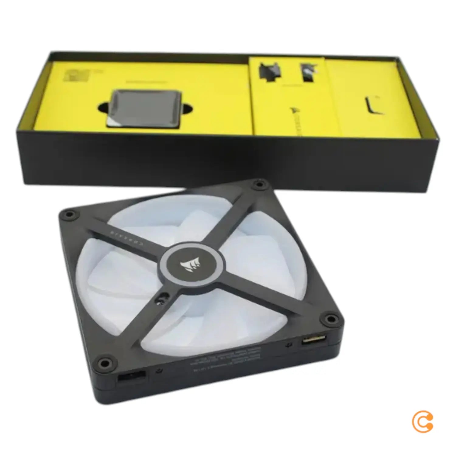 B-Ware Corsair Lüfter Ventilator Starter Kit Rgb 140mm 2er Pack Hub Siehe Text/Foto - 840006697961