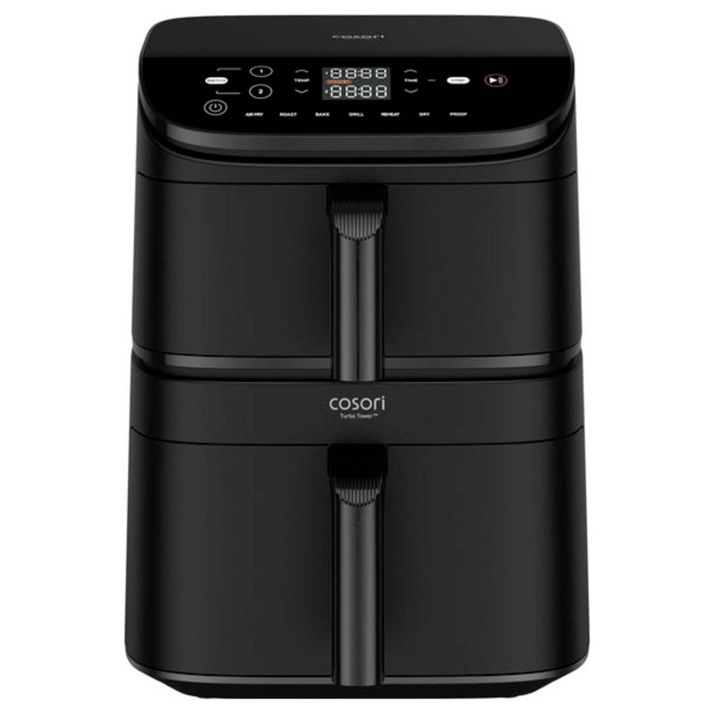 Cosori Heißluftfritteuse Fritteuse Air Fryer Schwarz 10.8 l Doppel Eigenständig - 0810123675227