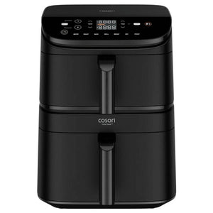 B-Ware Cosori Heißluftfritteuse Fritteuse Air Fryer Schwarz 10.8 l Doppel Eigenständig