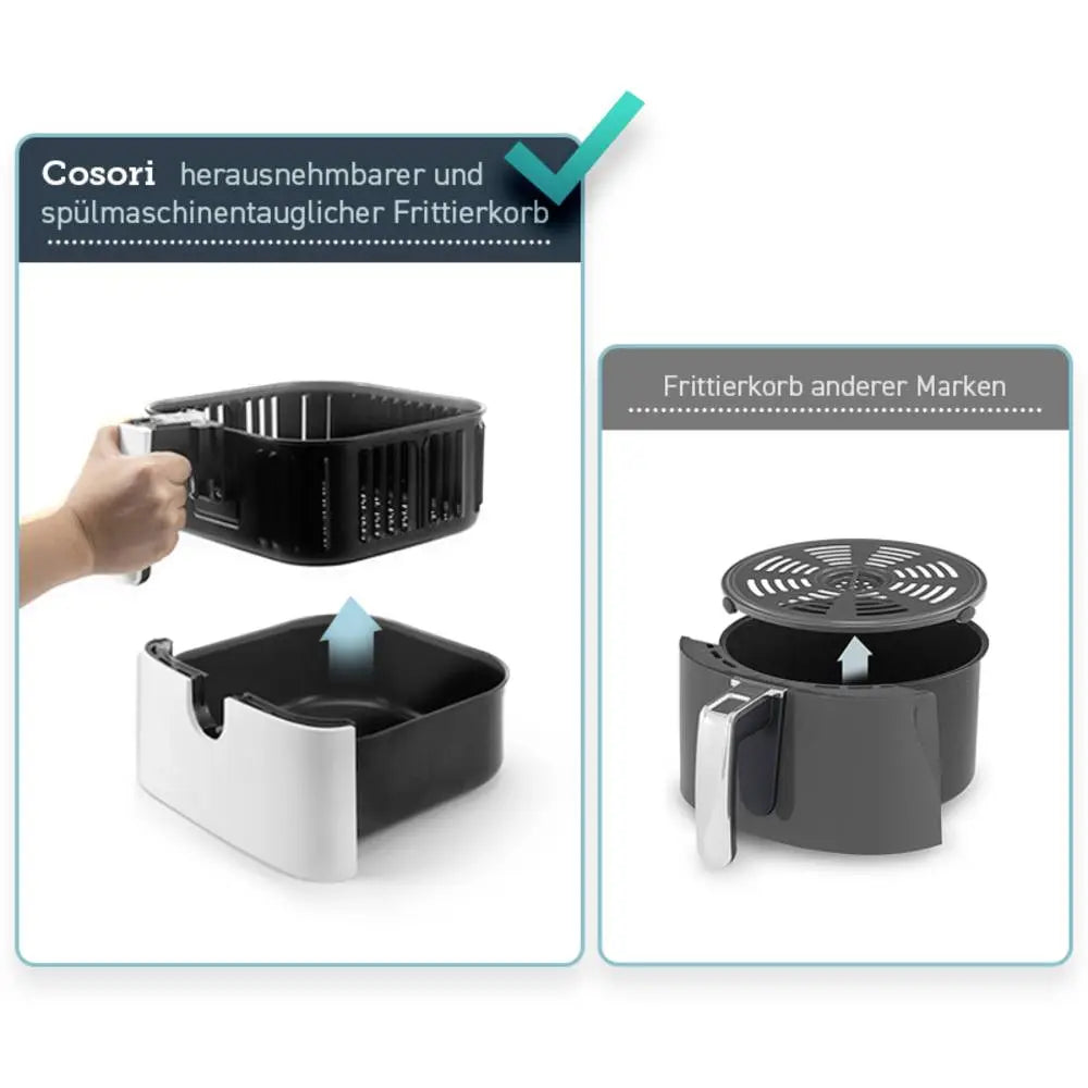 B-Ware Cosori Heißluft Fritteuse 1700 W Air Fryer Bpa Frei Display Timer Siehe Text/Foto - 810043370097
